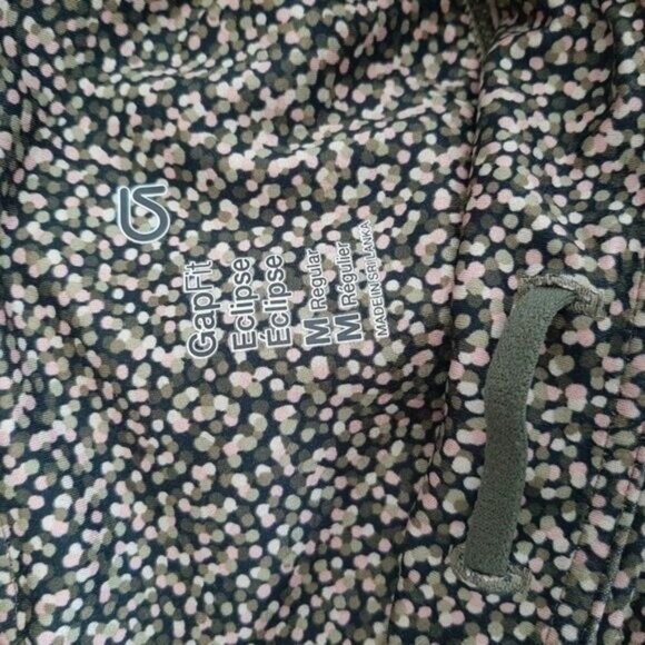 GAP Fit Eclipse Athletic Crop Leggings Dot Patern Regular Sz M - Picture 10 of 12